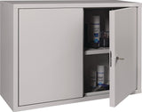 NORDWEST Hängeschrank H600xB400xT300mm Vollblech, 1 Boden, lichtgrau