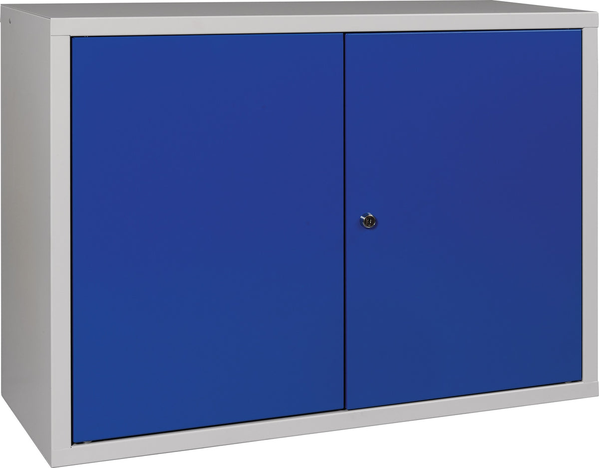 NORDWEST Hängeschrank H600xB400xT300mm Vollblech, 1 Boden, lichtgrau
