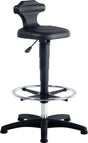 BIMOS Sitz-/Stehstuhl Flex Integralschaum Sitzhöhe 510-780 mm mit Fußring