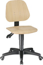 BIMOS Arbeitsdrehstuhl Unitec Rollen Buche 440-620 mm – ergonomisch, DIN 68877