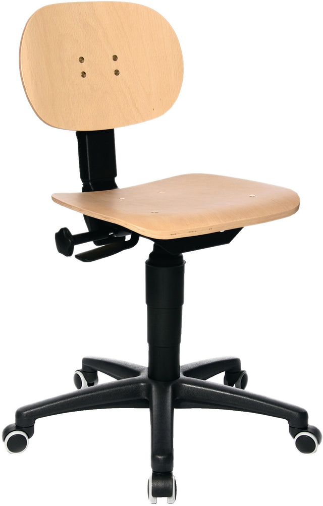 TOPSTAR Arbeitsdrehstuhl Tec 11 RL Buche – ergonomischer Arbeitsstuhl mit Rollen