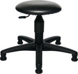 TOPSTAR Drehhocker mit Kunstlederpolster & Bodengleitern – Sitzhöhe 390-520 mm