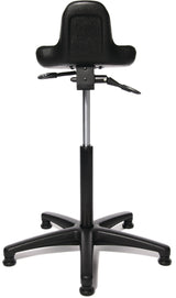 TOPSTAR Stehhilfe Integralschaum Sitzhöhe 550-810 mm Stahlrohr schwarz