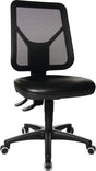 TOPSTAR Arbeitsdrehstuhl TEC 80 mit Polyurethanschaum-Sitz und Netzrückenlehne