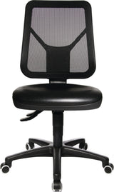TOPSTAR Arbeitsdrehstuhl TEC 80 mit Polyurethanschaum-Sitz und Netzrückenlehne