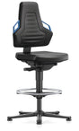Arbeitsdrehstuhl Nexxit Bodengleiter + Fußring von BIMOS – ergonomisch mit Synchrontechnik