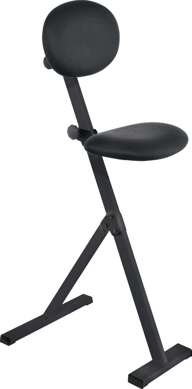 KAPPES Stehhilfe ErgoPlus Skai-Kunstleder Sitzhöhe 550-900 mm Stahlrohr schwarz