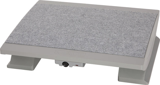 MAUL Fußstütze grau – stufenlos höhenverstellbar, 475 x 390 mm, für ergonomisches Sitzen