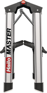 HAILO Stahlrohr-Tritt Master D70 – 2 Stufen, Plattformhöhe 400 mm, bis 150 kg