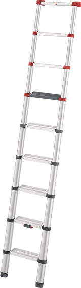 HAILO Teleskop-Anlegeleiter T100 Alu 9 Stufen bis 150 kg – ausziehbar & platzsparend