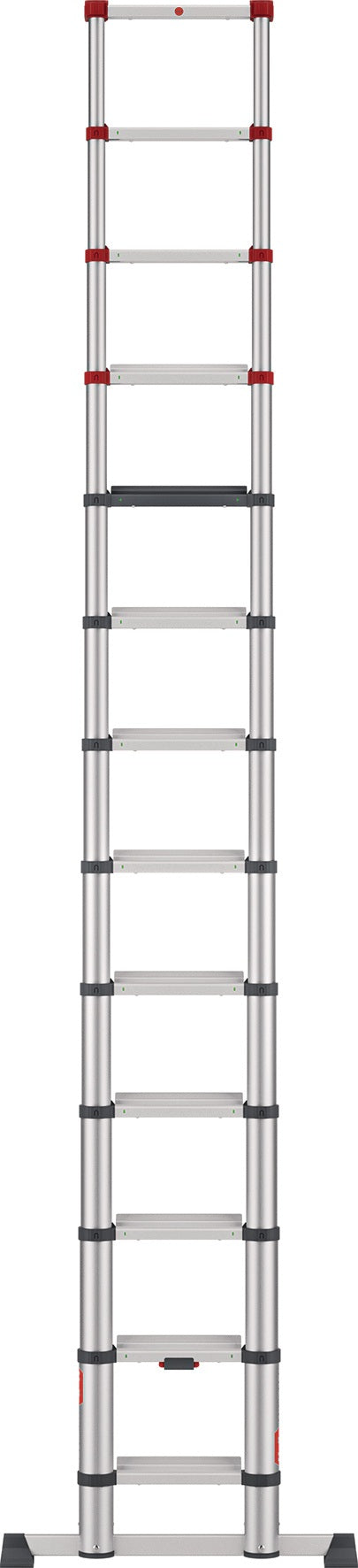 HAILO Teleskop-Anlegeleiter T100 Alu 9 Stufen bis 150 kg – ausziehbar & platzsparend