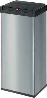 HAILO Abfallbehälter 52 l – Weiß, Stahlblech, Schwingdeckel, 763 x 339 x 260 mm