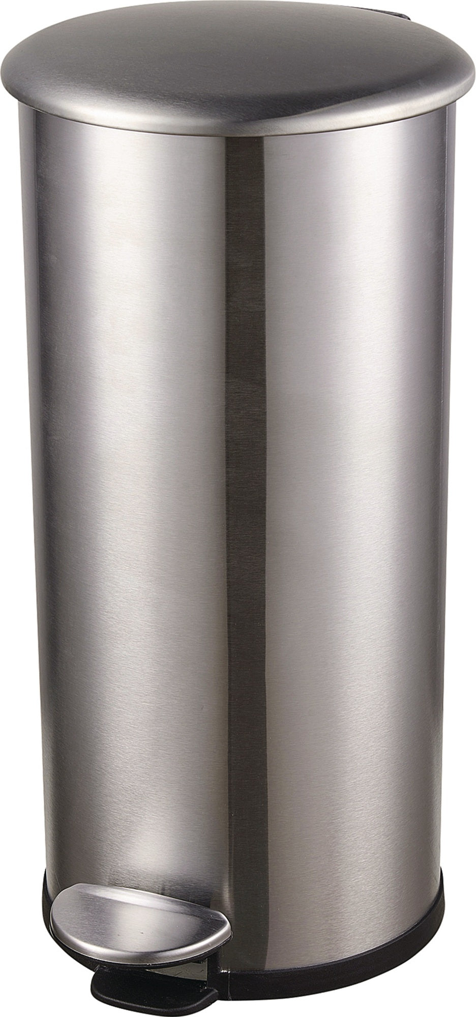 HELIT Tretabfallsammler the zinc 12 L Edelstahl silber mit Soft-Close