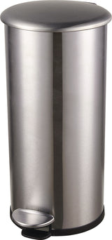 HELIT Tretabfallsammler the zinc 12 L Edelstahl silber mit Soft-Close