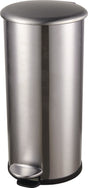 HELIT Tretabfallsammler the zinc 12 L Edelstahl silber mit Soft-Close