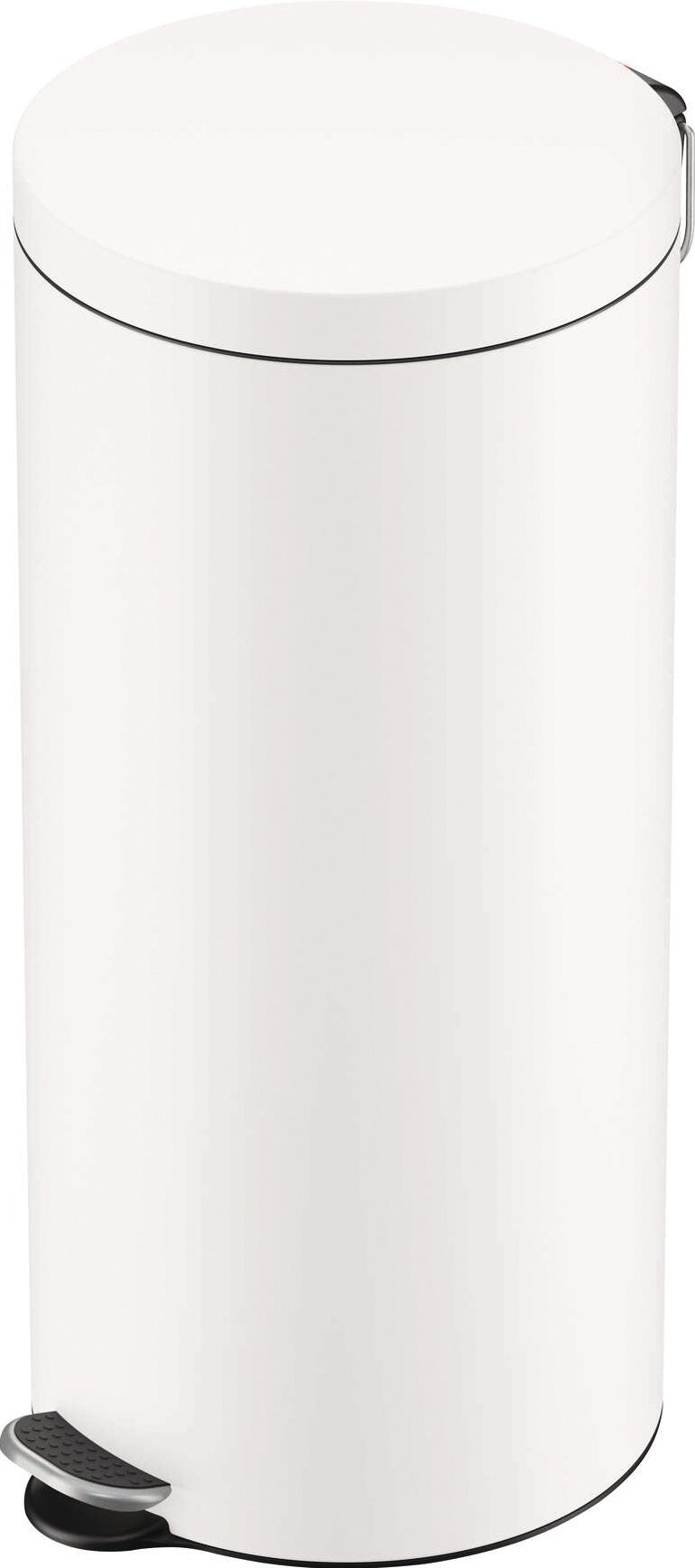 HAILO Tretabfallsammler Selekta 30 l Stahlblech weiß mit Soft-Close-Deckel
