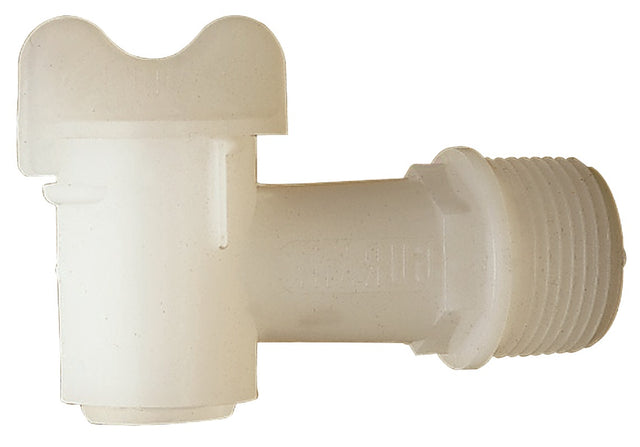 Rasche Fasshahn Kunststoff weiß R 26,9 (3/4″) mm – 10 Stück