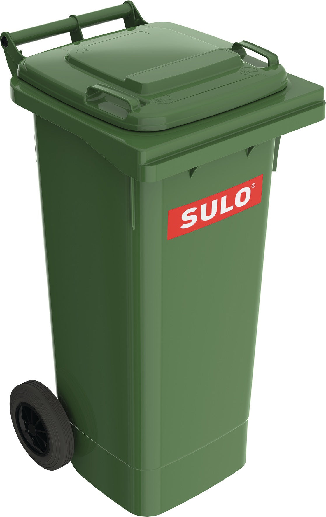 SULO Müllgroßbehälter 80 l HDPE anthrazitgrau fahrbar nach EN 840 – 5 Stück
