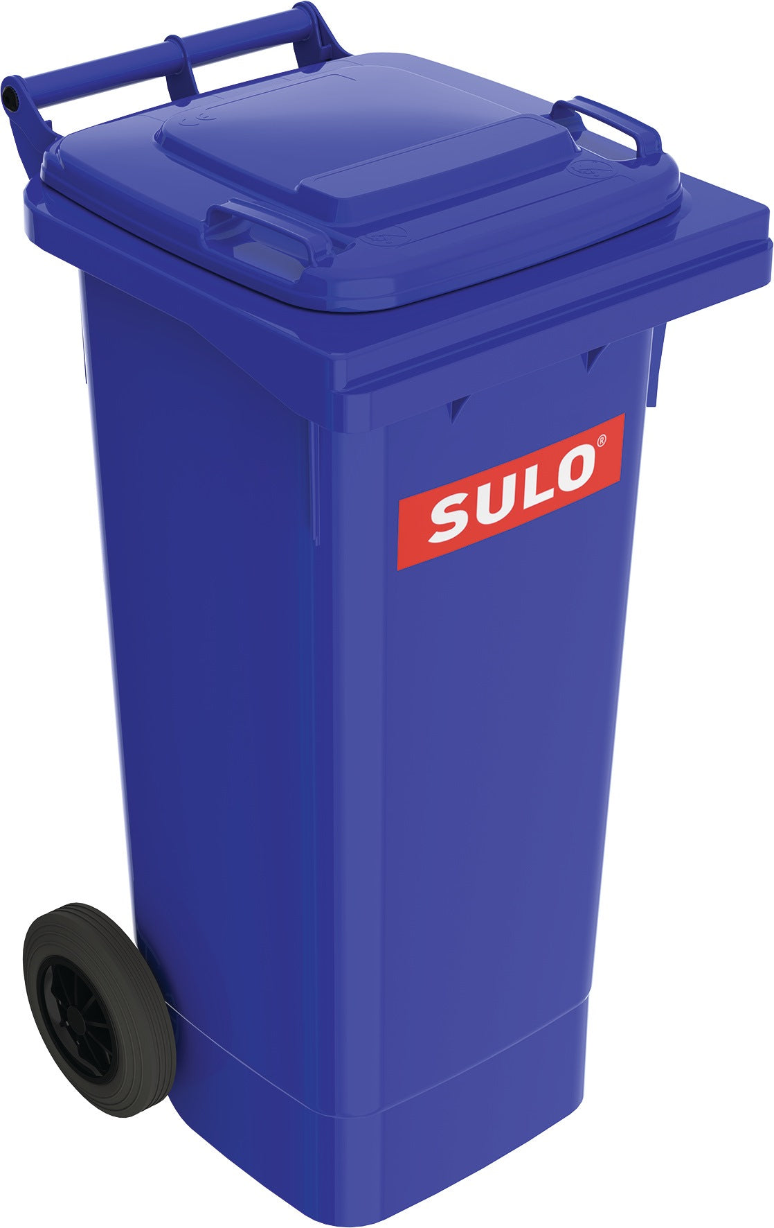 SULO Müllgroßbehälter 80 l HDPE anthrazitgrau fahrbar nach EN 840 – 5 Stück