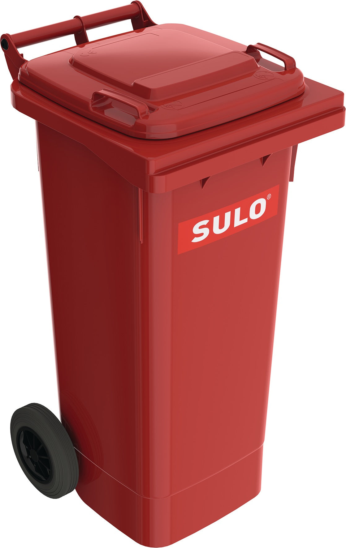 SULO Müllgroßbehälter 80 l HDPE anthrazitgrau fahrbar nach EN 840 – 5 Stück