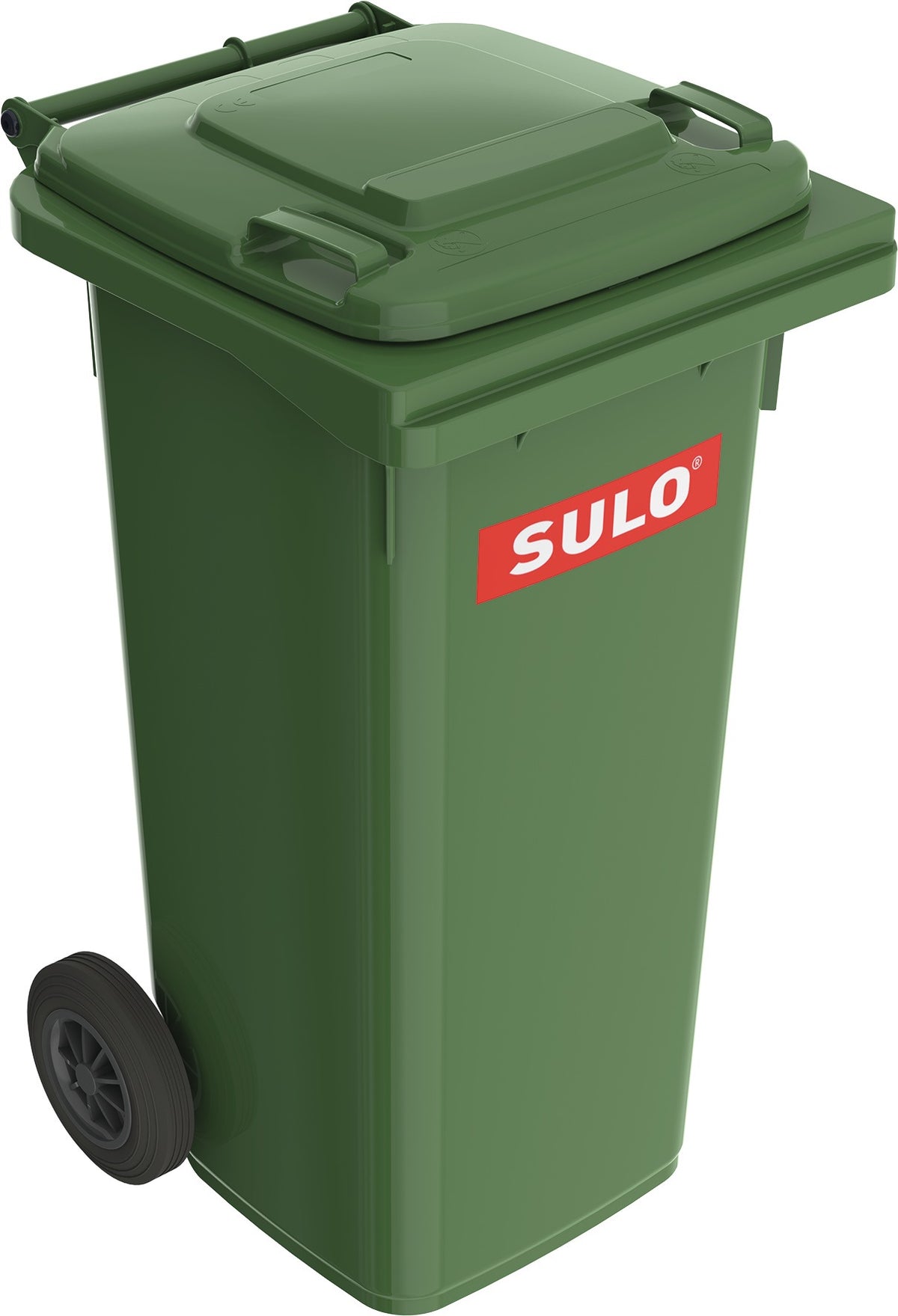 SULO Müllgroßbehälter 80 l HDPE anthrazitgrau fahrbar nach EN 840 – 5 Stück