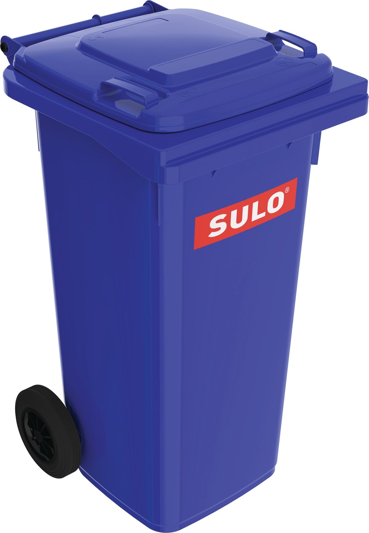 SULO Müllgroßbehälter 80 l HDPE anthrazitgrau fahrbar nach EN 840 – 5 Stück