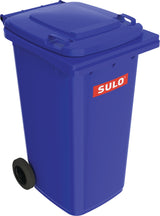 SULO Müllgroßbehälter 80 l HDPE anthrazitgrau fahrbar nach EN 840 – 5 Stück