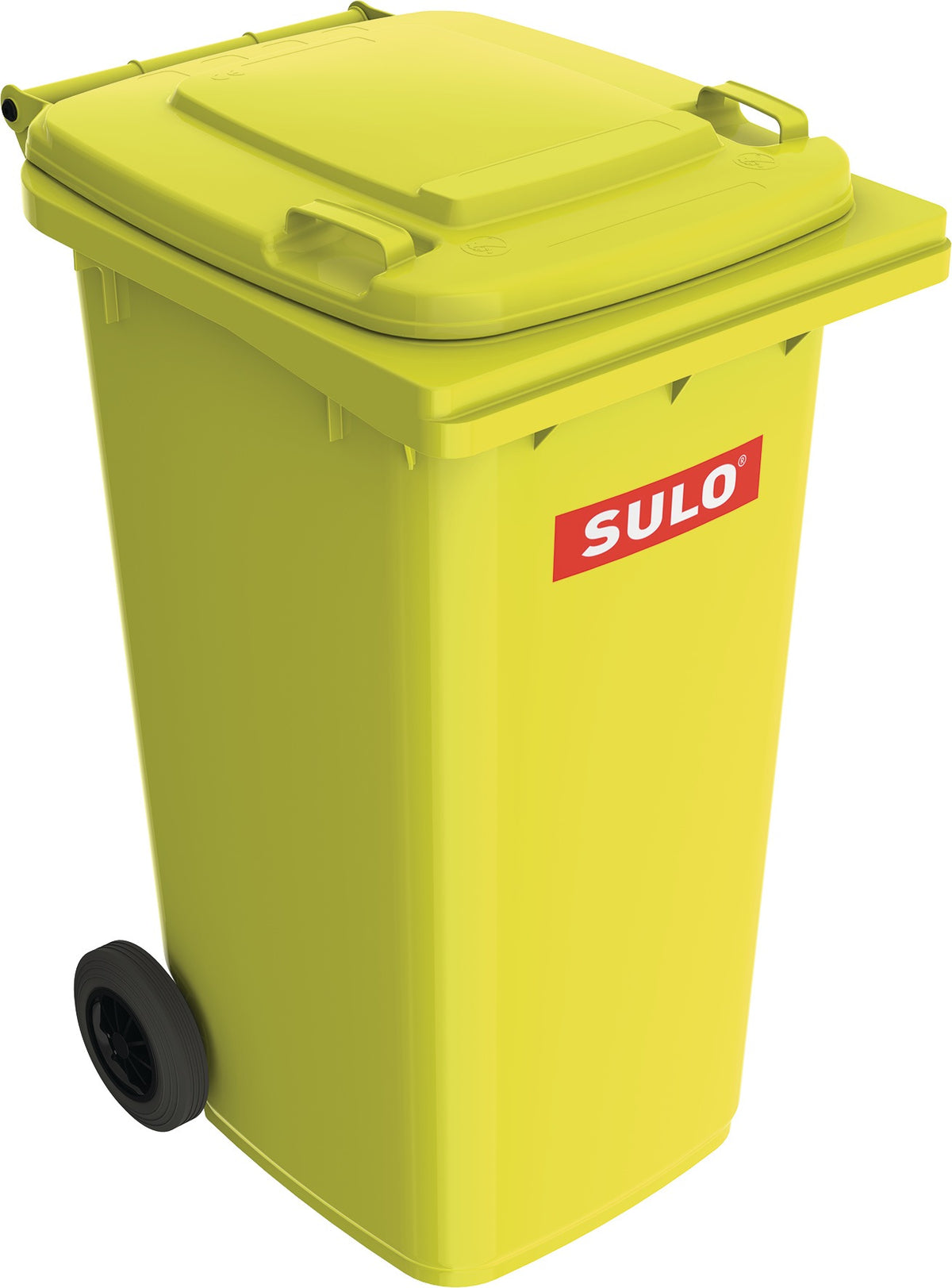 SULO Müllgroßbehälter 80 l HDPE anthrazitgrau fahrbar nach EN 840 – 5 Stück