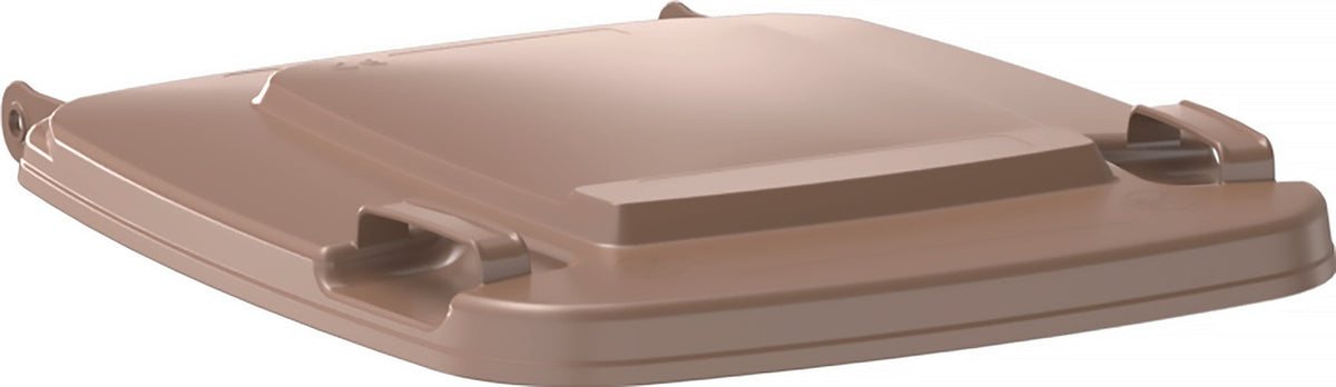 SULO Deckel PE grau für Müllgroßbehälter 240 l – Stabile HDPE-Abdeckung mit Griffen