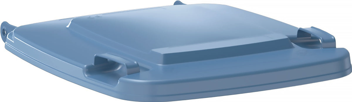 SULO Deckel PE grau für Müllgroßbehälter 240 l – Stabile HDPE-Abdeckung mit Griffen