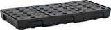 CEMO Regalwanne 21 l PE mit PE-Rost & Leckanzeiger – 976 x 395 x 95 mm