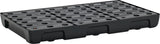 CEMO Regalwanne 21 l PE mit PE-Rost & Leckanzeiger – 976 x 395 x 95 mm