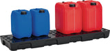 CEMO Regalwanne 21 l PE mit PE-Rost & Leckanzeiger – 976 x 395 x 95 mm