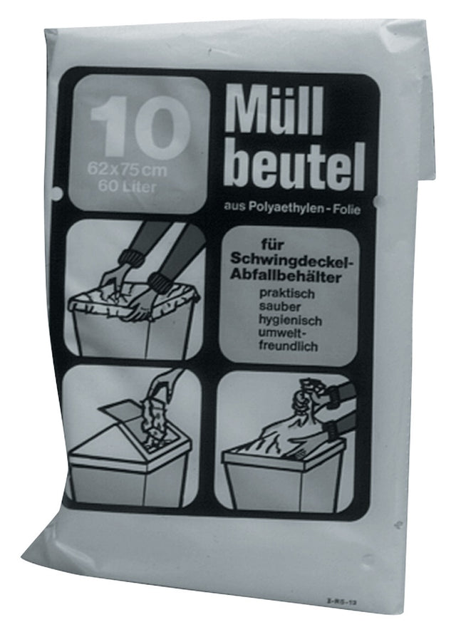 Müllbeutel 120 l 700 x 1100 mm 60 µm blau von Martin Becker – SB-Beutel 10 Stück