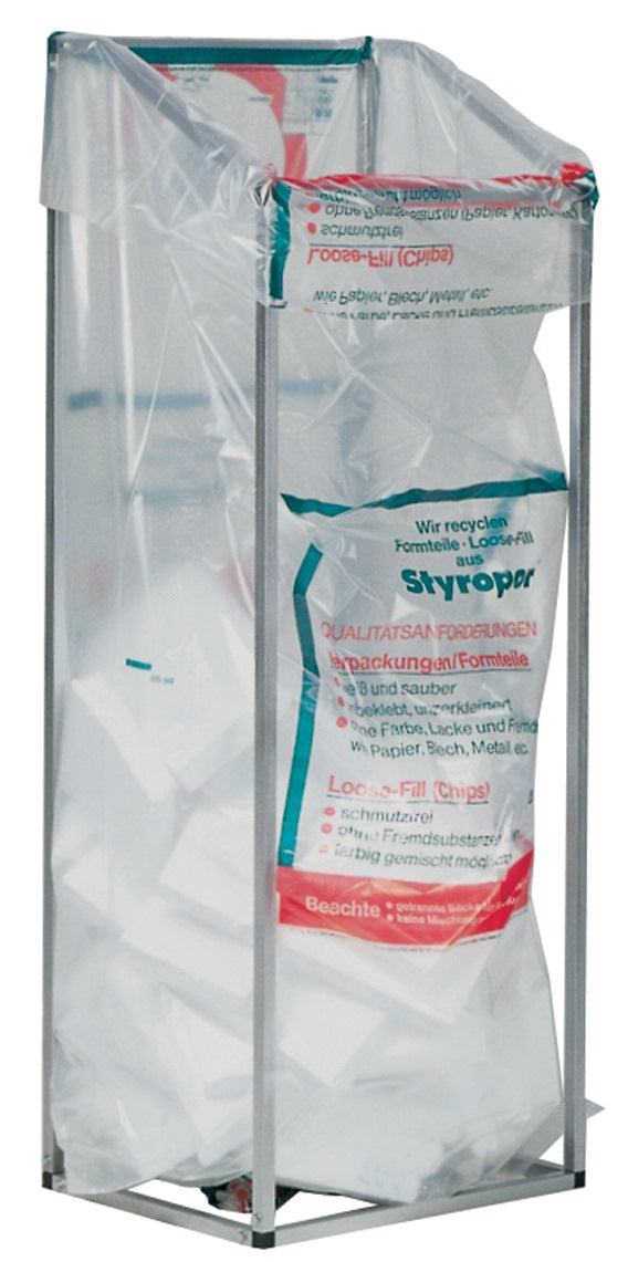 Kunststoffsack 1000 l LD-PE transparent 80 µm 1300 x 2600 mm – 20 Stück pro Karton