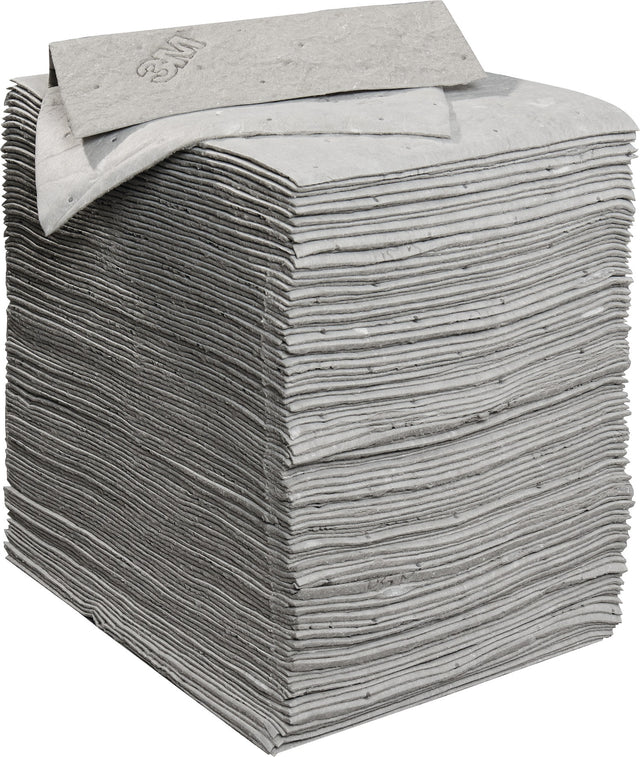 3M Industriebindevlies MA 2002 L – Öl- und Chemikalienbindevlies, 100 Tücher, 52 x 40 cm