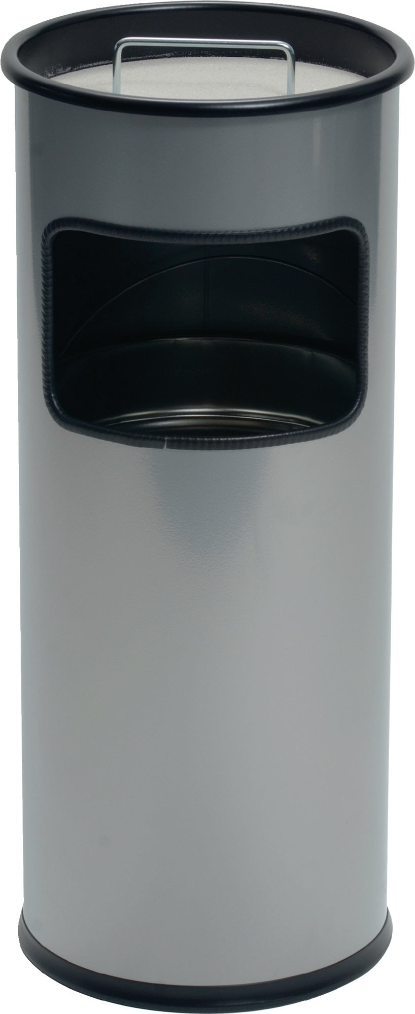 DURABLE Kombiascher Ø260xH620mm silber Stahlblech – 17 l Innenbehälter