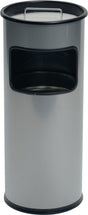DURABLE Kombiascher Ø260xH620mm silber Stahlblech – 17 l Innenbehälter