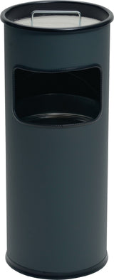 DURABLE Kombiascher Ø260xH620mm silber Stahlblech – 17 l Innenbehälter