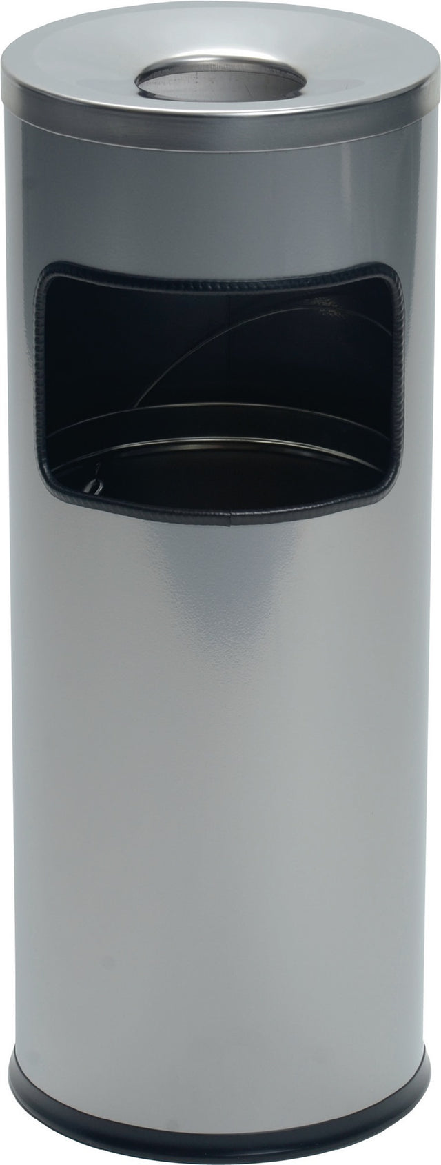DURABLE Kombiascher Ø250xH630mm silber Stahlblech mit Flammenlöschkopf