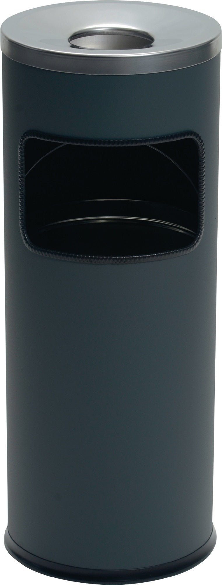 DURABLE Kombiascher Ø250xH630mm silber Stahlblech mit Flammenlöschkopf