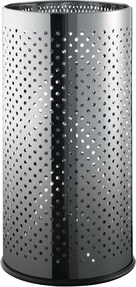 HELIT Schirmständer Ø244 mm x H495 mm Edelstahl silber gelocht