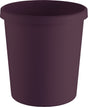 HELIT Papierkorb 18l mit Griffrand, dunkelrot, recycelter Kunststoff, H331xØ315mm