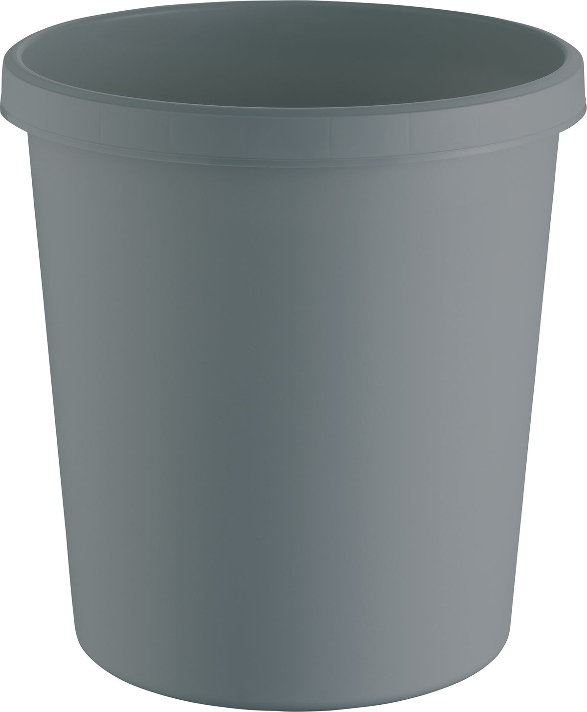 HELIT Papierkorb 18l mit Griffrand, dunkelrot, recycelter Kunststoff, H331xØ315mm