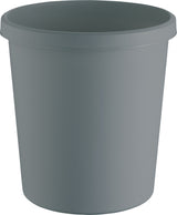 HELIT Papierkorb 18l mit Griffrand, dunkelrot, recycelter Kunststoff, H331xØ315mm