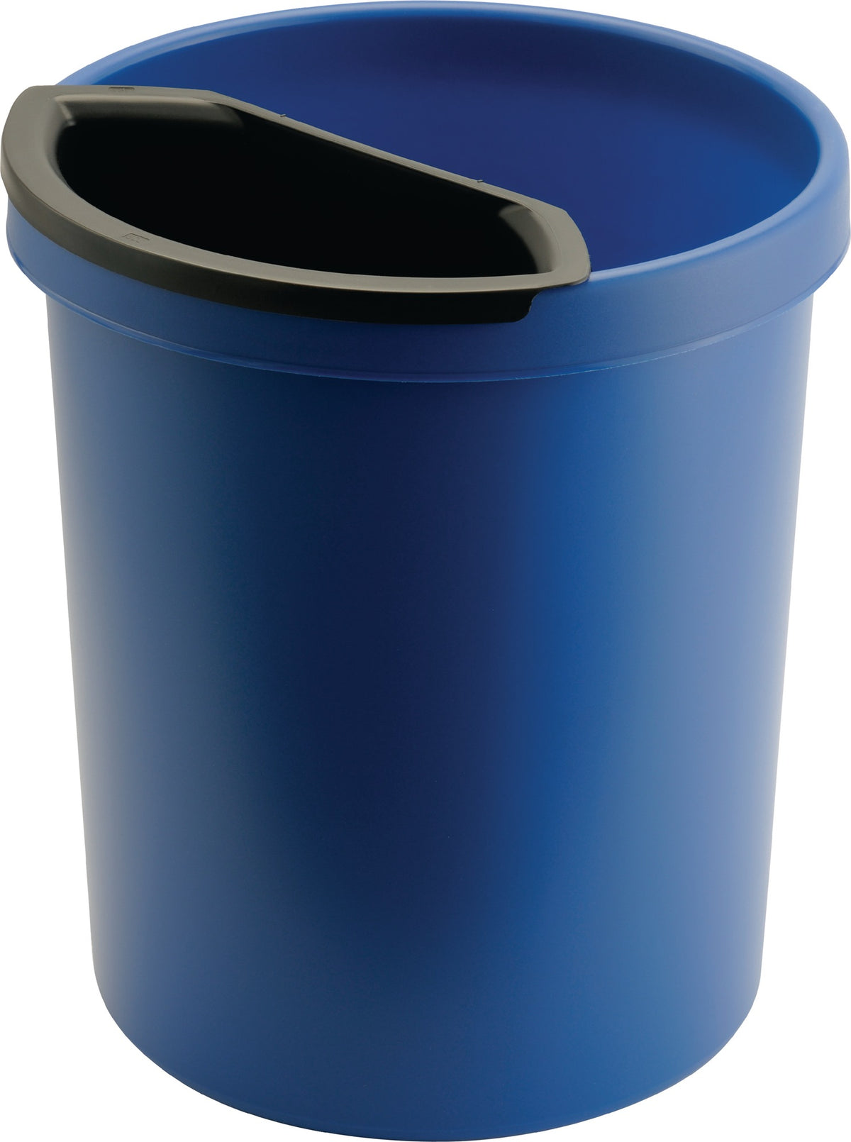 HELIT Abfalleinsatz Kunststoff schwarz 2 Liter – 5er-Pack für Papierkörbe