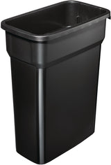 ROTHO Wertstoffsammler 55l schwarz H610xB490xT290mm mit Müllsackhalter