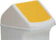 DURABLE Deckel PE gelb 330x330 mm mit Einwurfklappe für 40 l Abfallsammler
