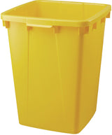GRAF Abfall- und Wertstoffsammler 90 l – PE grau, H600 x B485 x T510 mm