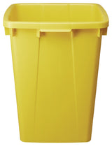 GRAF Abfall- und Wertstoffsammler 90 l – PE grau, H600 x B485 x T510 mm